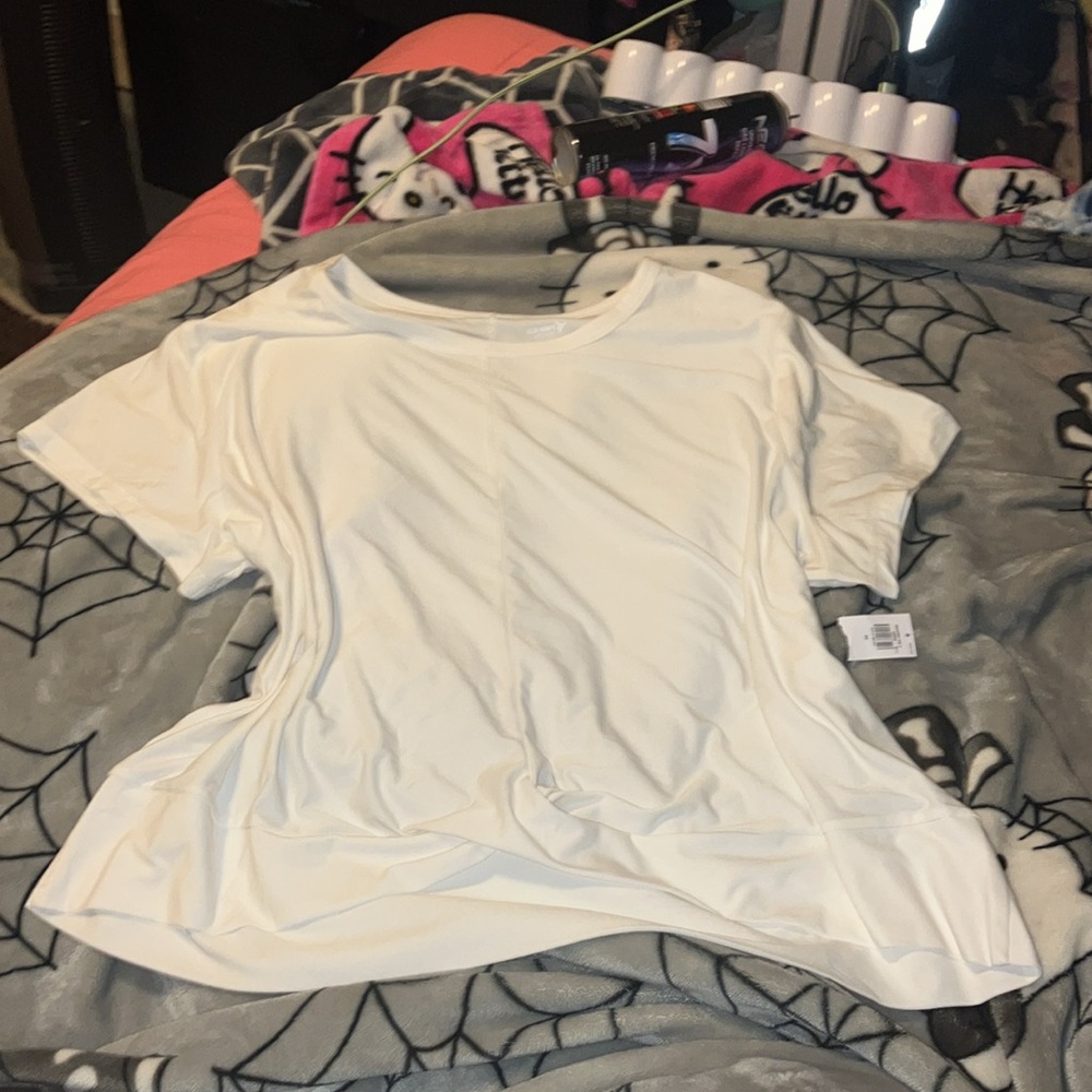 Old Navy white active wear shirt